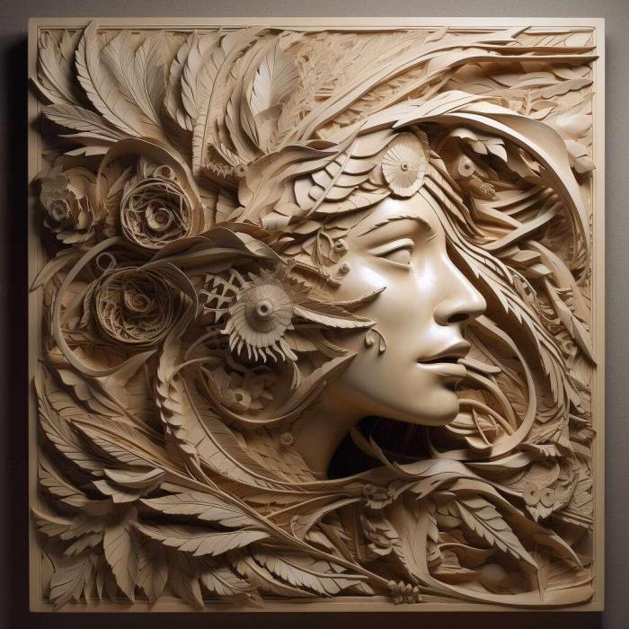 نموذج ثلاثي الأبعاد لآلة CNC 3D Art 